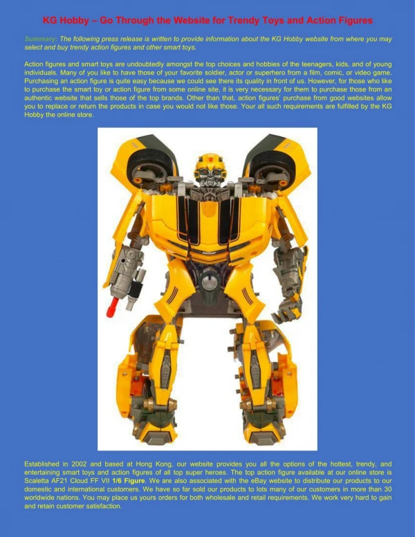 Transformers Figure Store