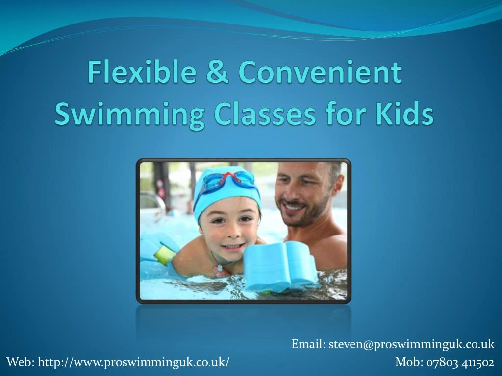 flexible convenient swimming classes for kids
