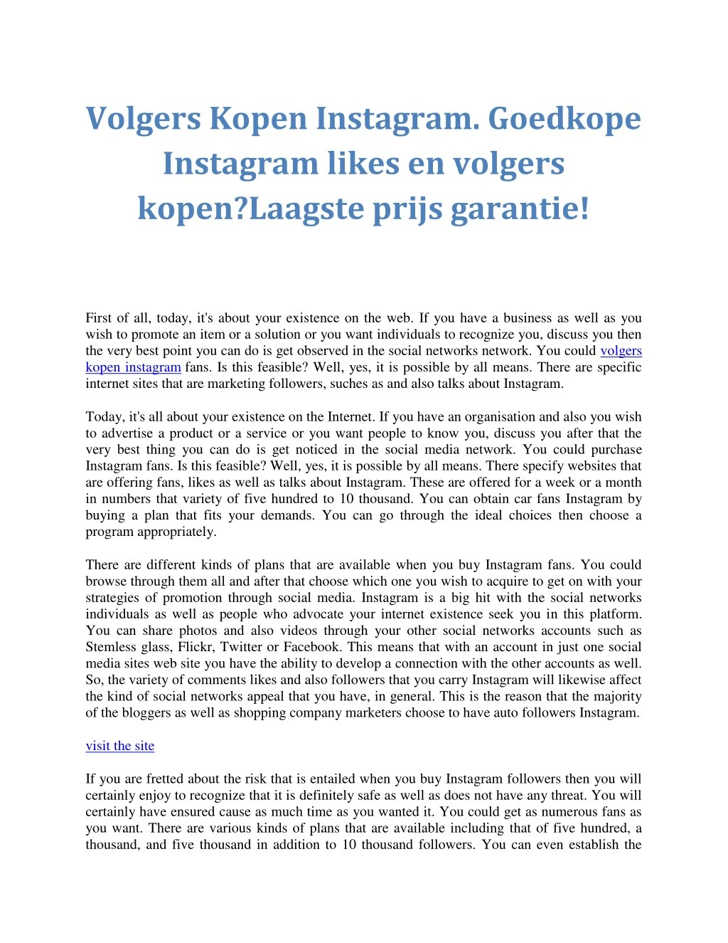 volgers kopen instagram goedkope instagram likes