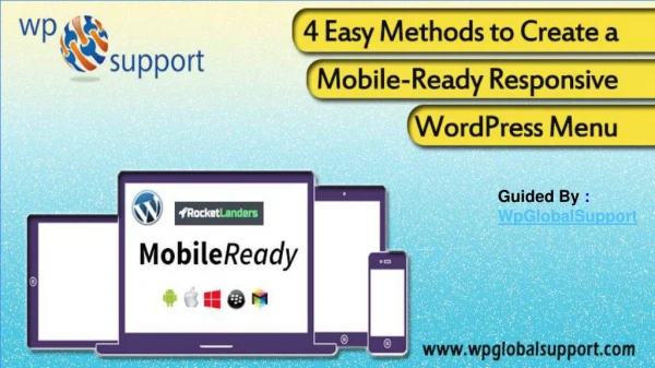4 Easy Methods to Create a Mobile-Ready Responsive WordPress Menu