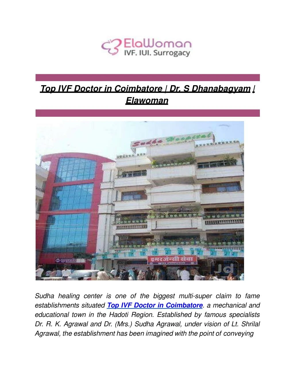 top ivf doctor in coimbatore dr s dhanabagyam