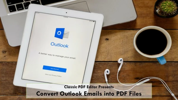 Convert Outlook Emails into PDF Files