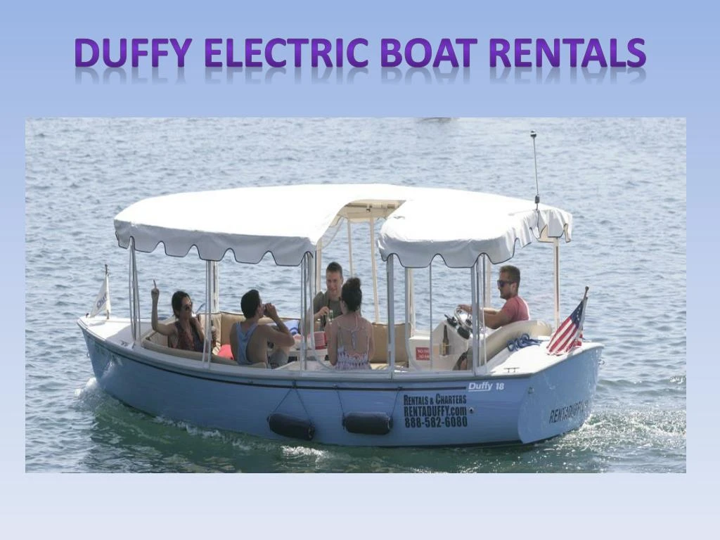 duffy electric boat rentals