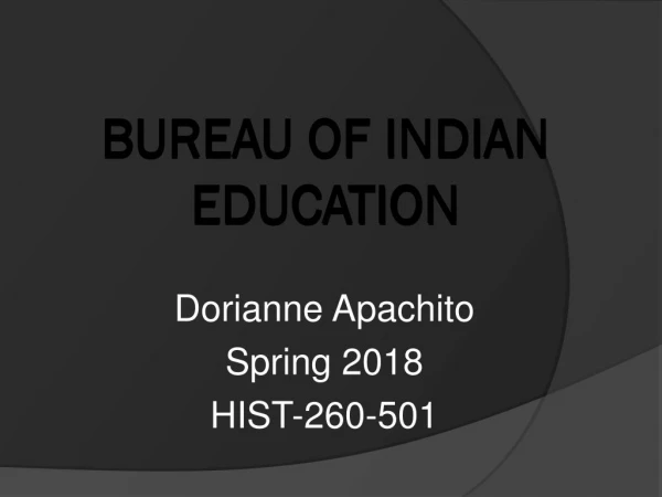 Buerau of Indian Education