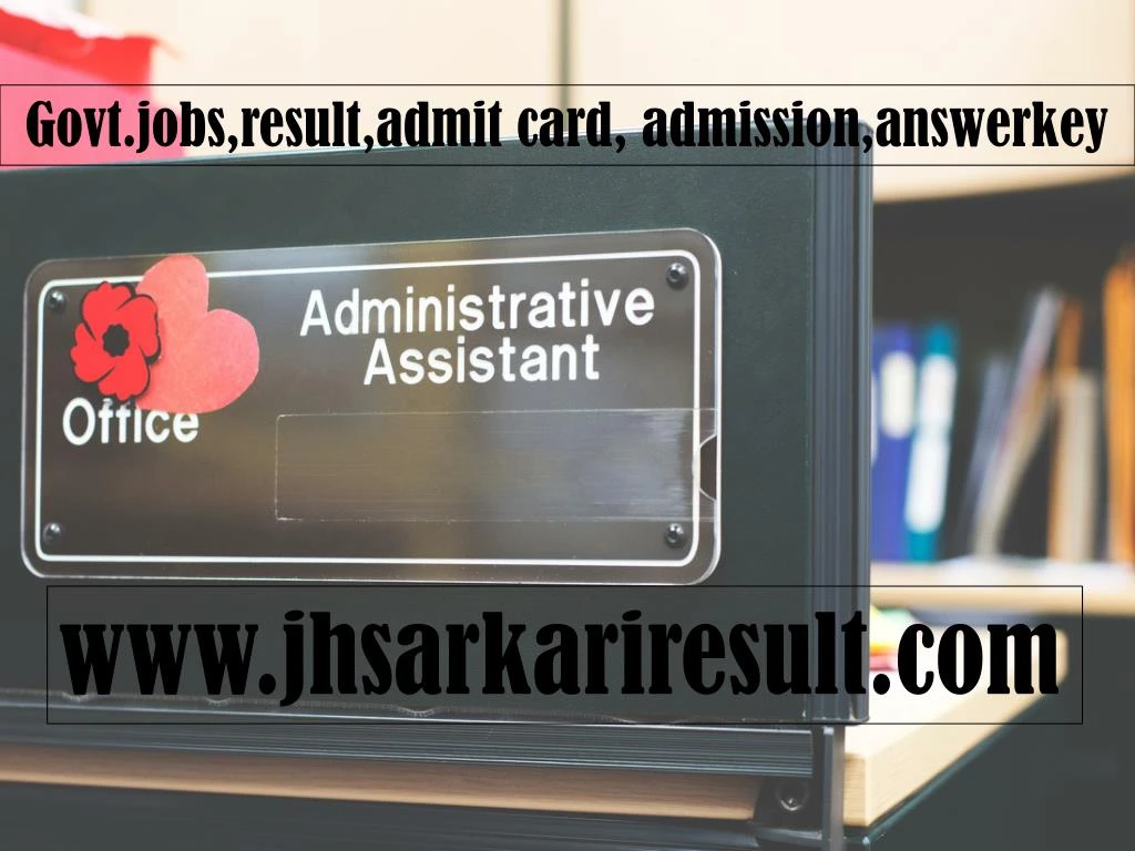 govt jobs result admit card admission answerkey
