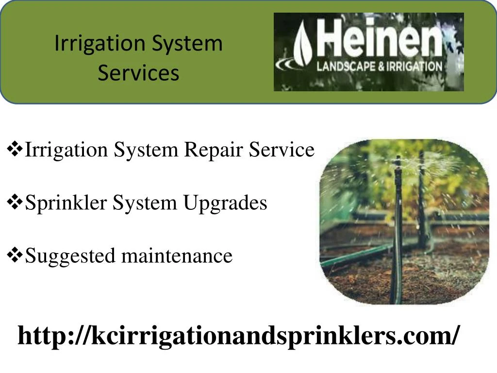 irrigation system services