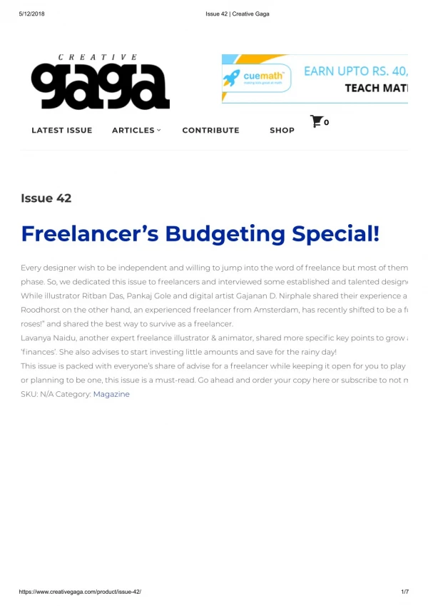 Freelancer’s Budgeting Special!