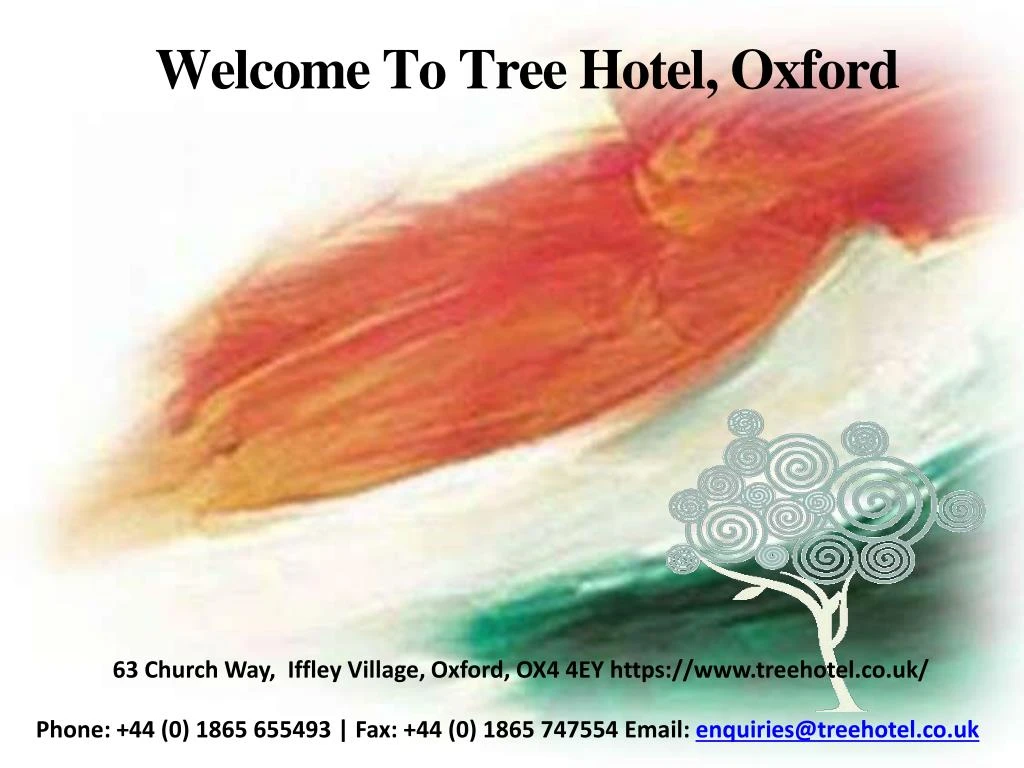welcome to tree hotel oxford