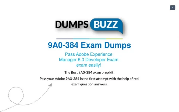 Adobe 9A0-384 Test Braindumps to Pass 9A0-384 exam questions
