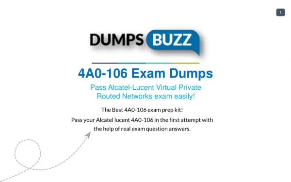 New 4A0-106 VCE exam questions with Free Updates