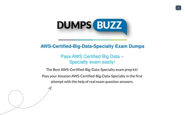Updated AWS-Certified-Big-Data-Specialty Dumps Purchase Now - Genius Plan!