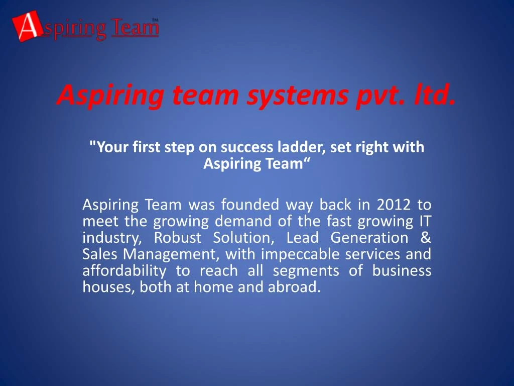 aspiring team systems pvt ltd