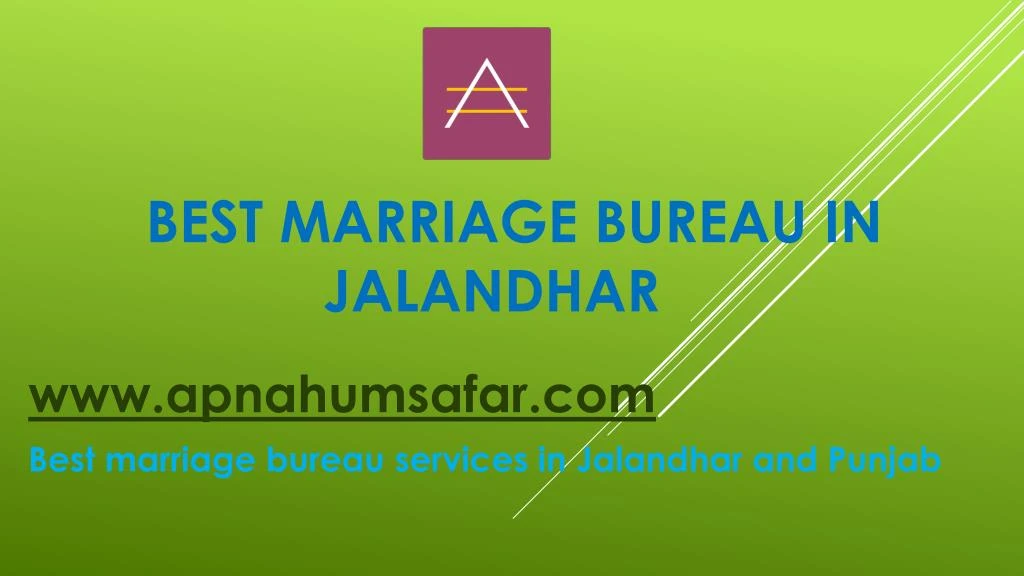 best marriage bureau in jalandhar