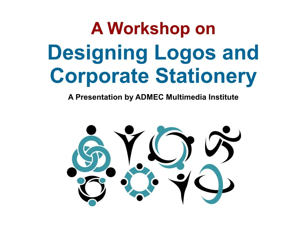 a workshop on designing logos and corporate
