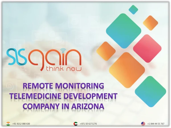 Remote monitoring telemedicine Development Company in Arizona