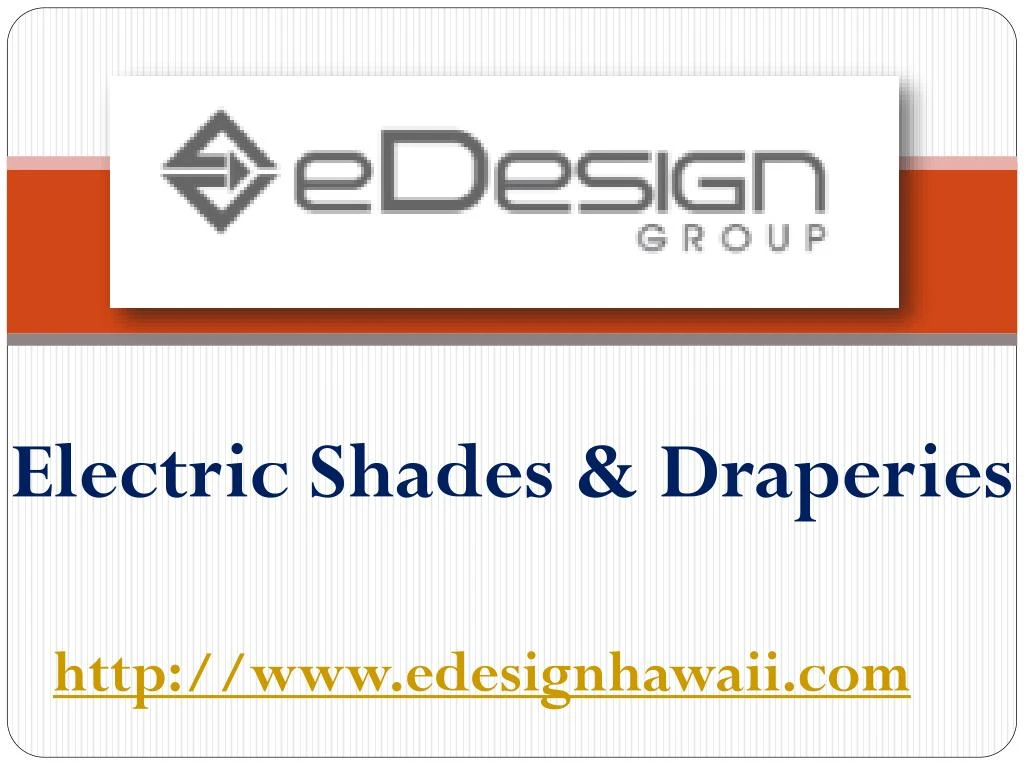 electric shades draperies