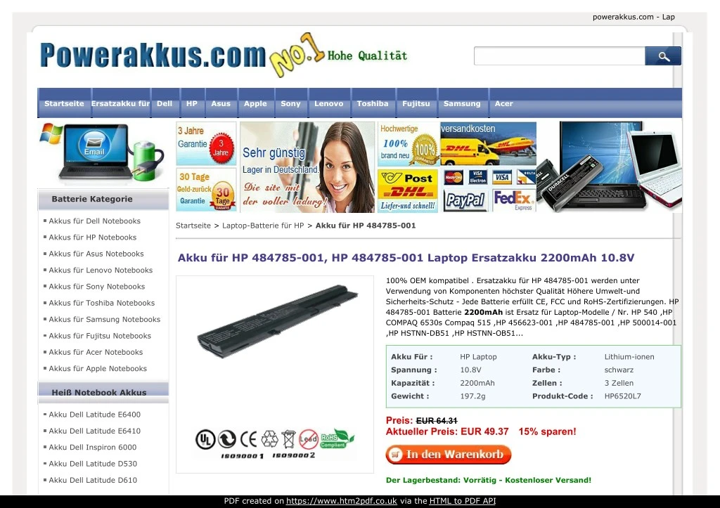 powerakkus com laptop akkus online shop