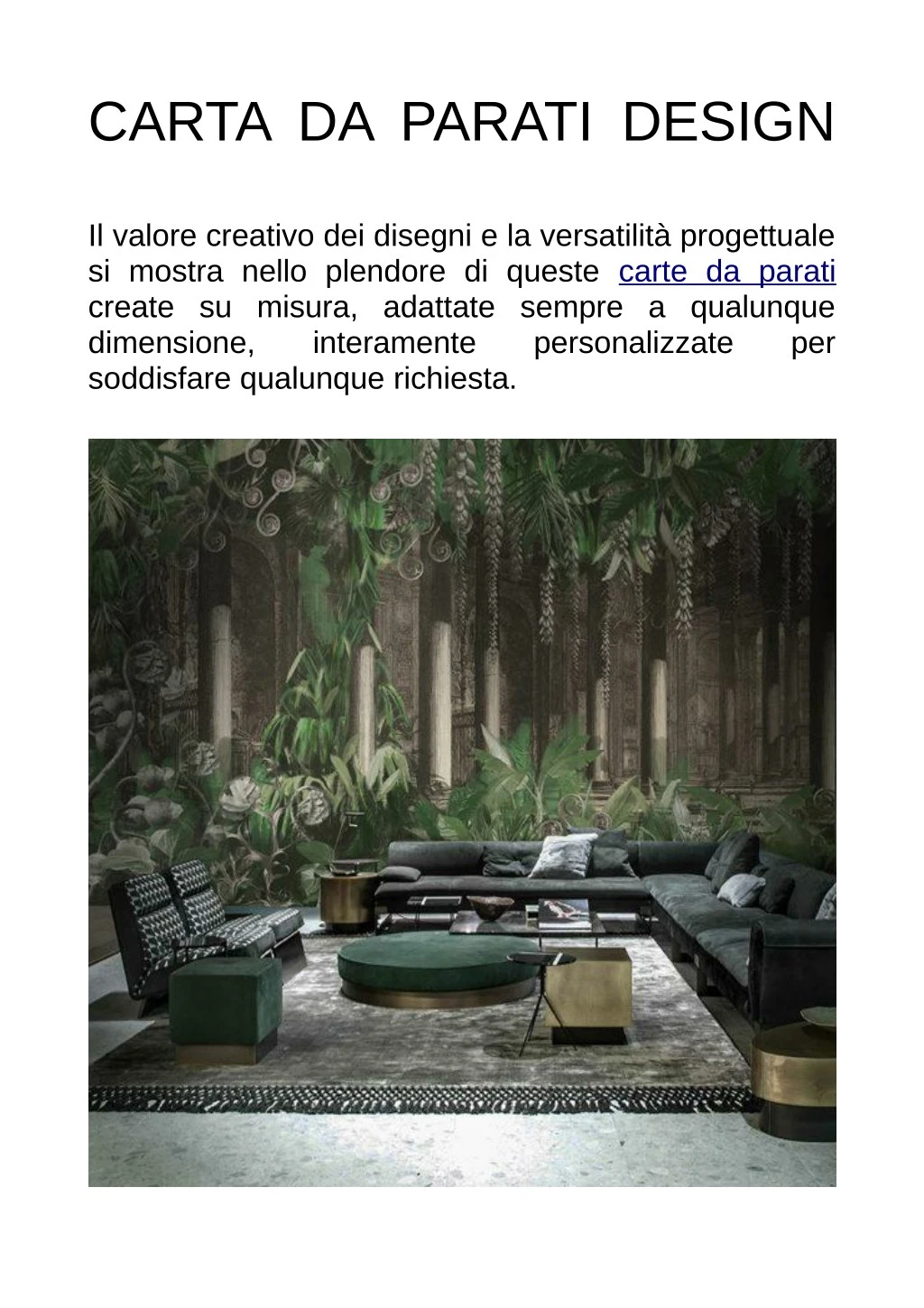 carta da parati design