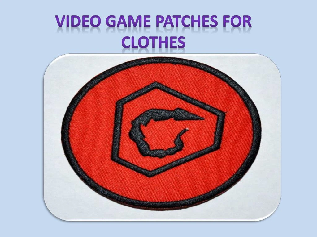 video game patches for clothes