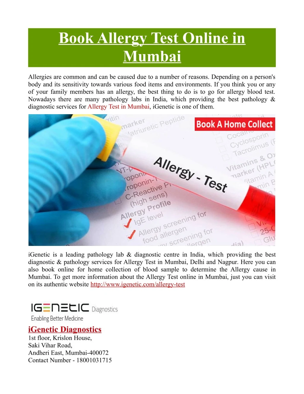 book allergy test online in mumbai