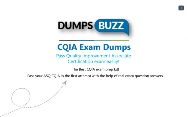 CQIA PDF Test Dumps - Free ASQ CQIA Sample practice exam questions