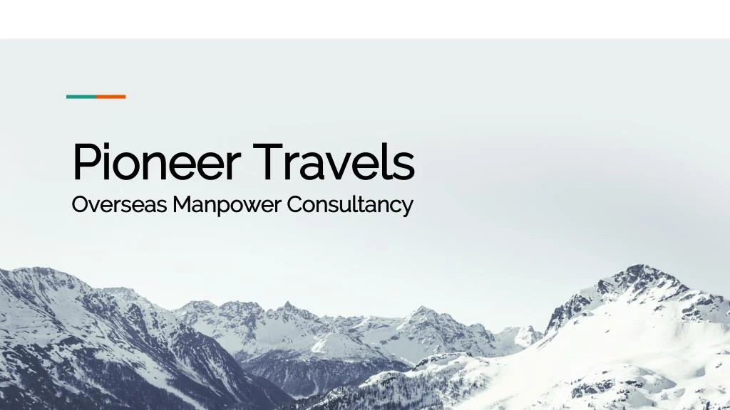 pioneer travels overseas manpower consultancy