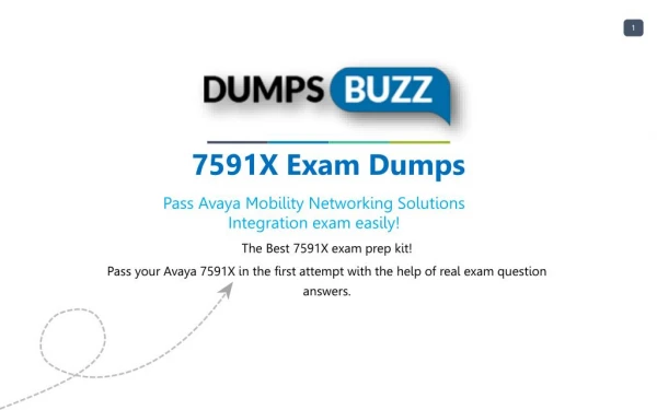 7591X Exam .pdf VCE Practice Test - Get Promptly