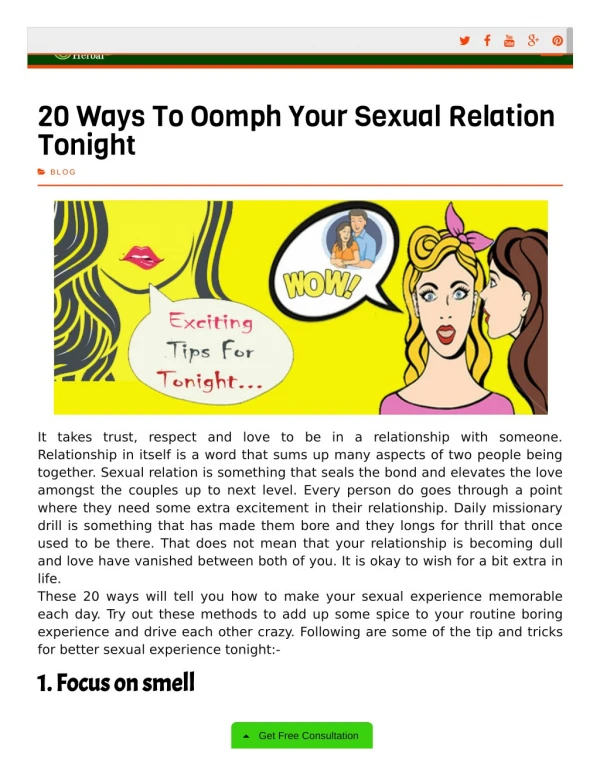 20 Ways To Oomph Your Relation Tonight