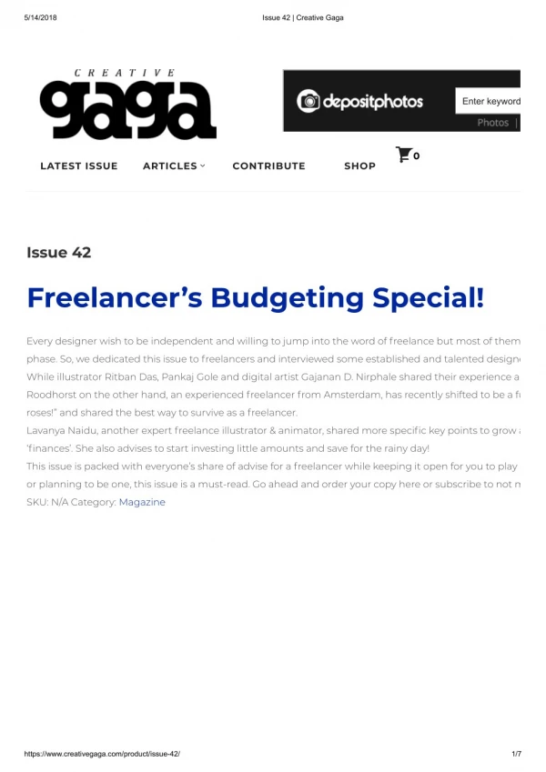 Freelancer’s Budgeting Special!