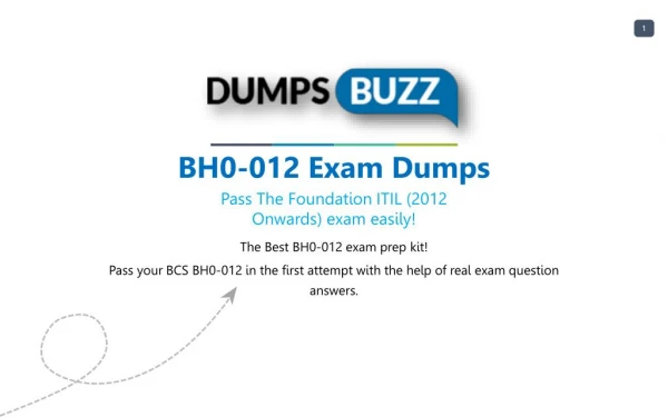 Purchase Latest BH0-012 exam sample questions VCE with PDF