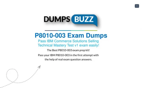 New P8010-003 VCE exam questions with Free Updates