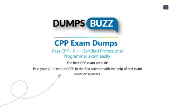 Valid CPP Braindumps with CPP Practice Test sample questions