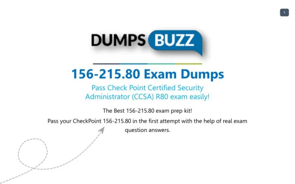 Purchase Latest 156-215.80 exam sample questions VCE with PDF