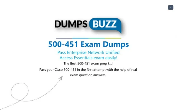 500-451 Exam .pdf VCE Practice Test - Get Promptly
