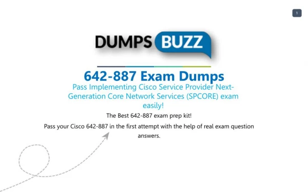 Mind Blowing REAL Cisco 642-887 VCE test questions