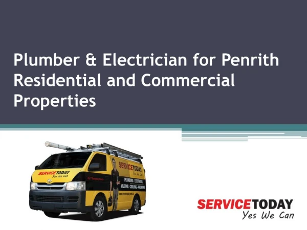 Plumber & Electrician for Penrith Residential and Commercial Properties