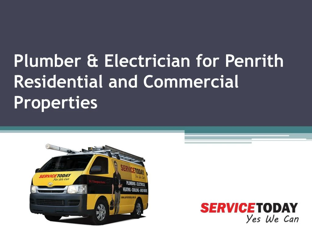 plumber electrician for penrith residential and commercial properties