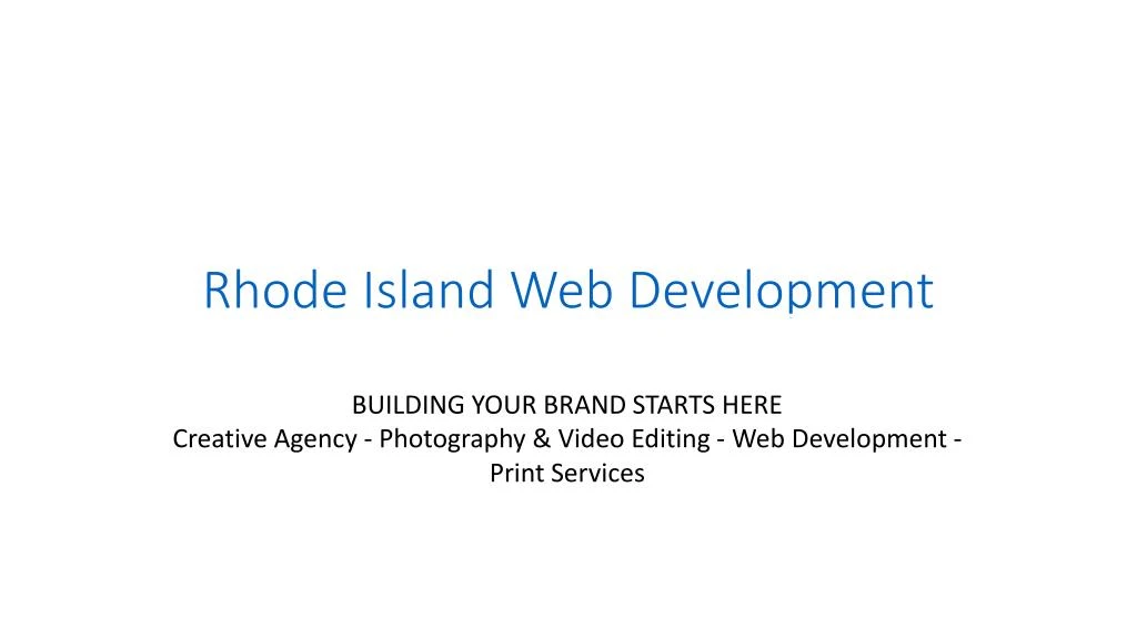 rhode island web development