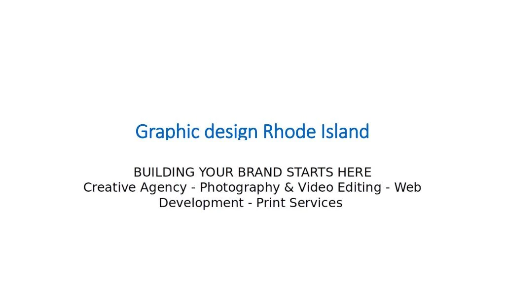 graphic design rhode island