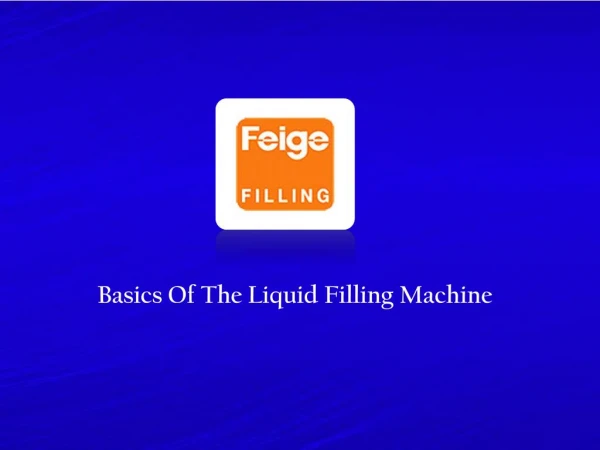 Liquid Filling Machines Singapore