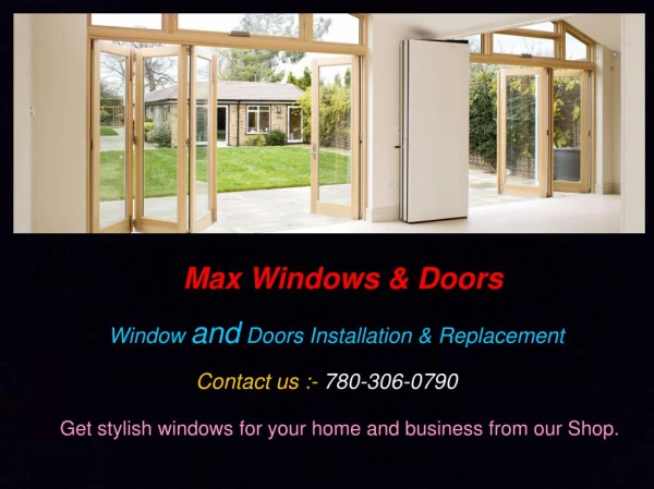 Max Windows & Doors Edmonton