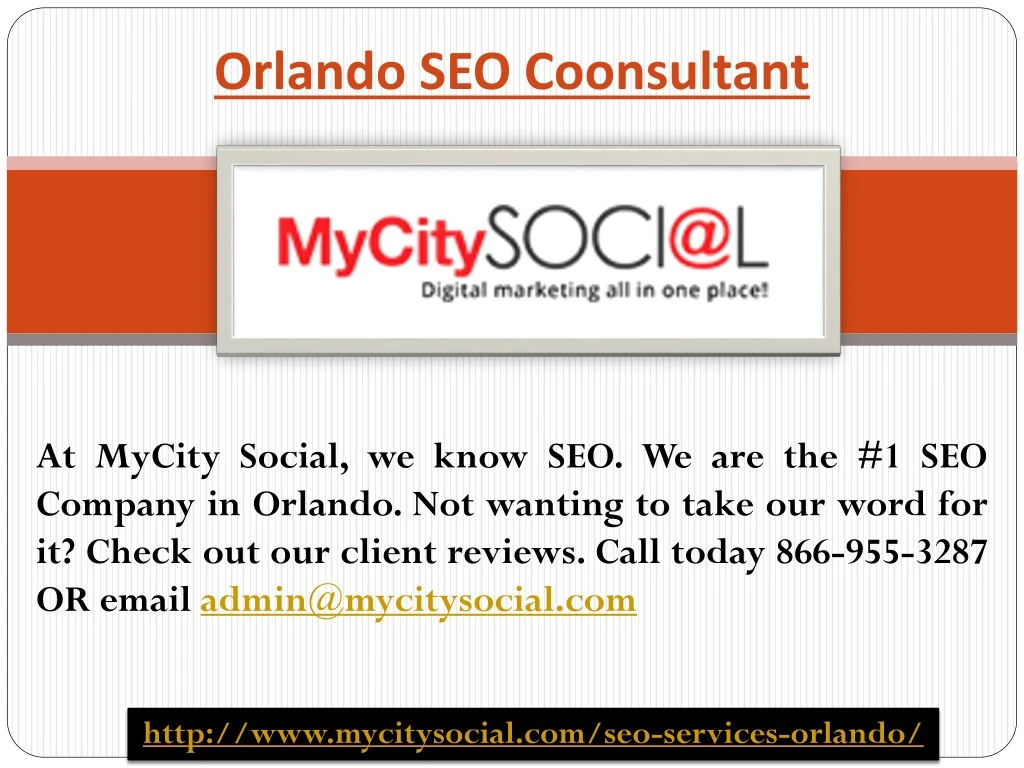 orlando seo coonsultant