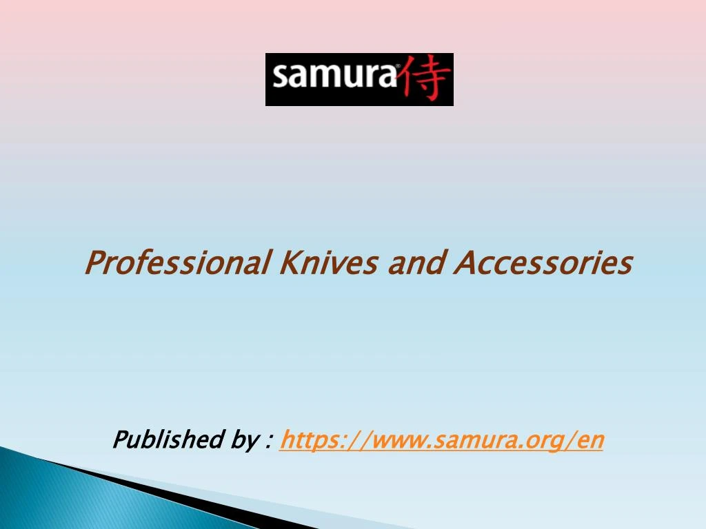 professional knives and accessories published