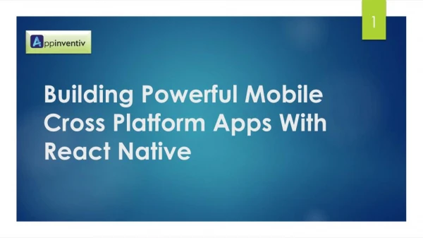 React native app development company - Appinventiv.com