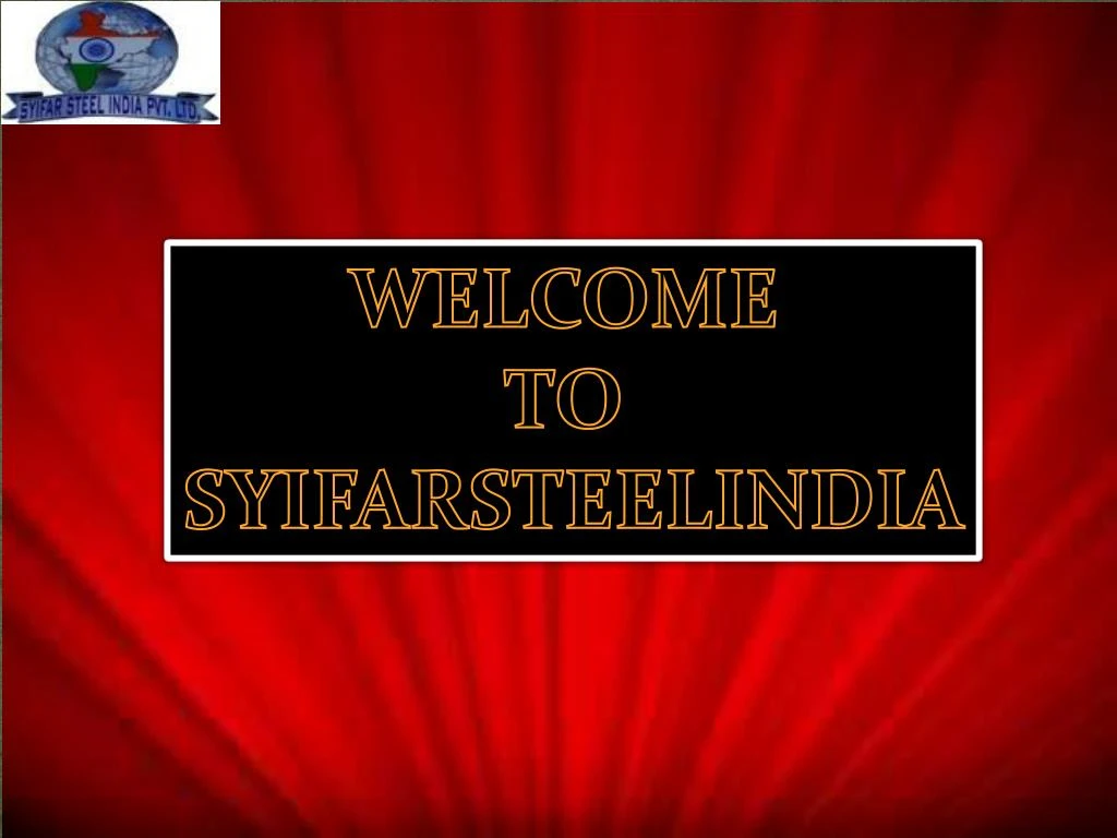 welcome to syifarsteelindia
