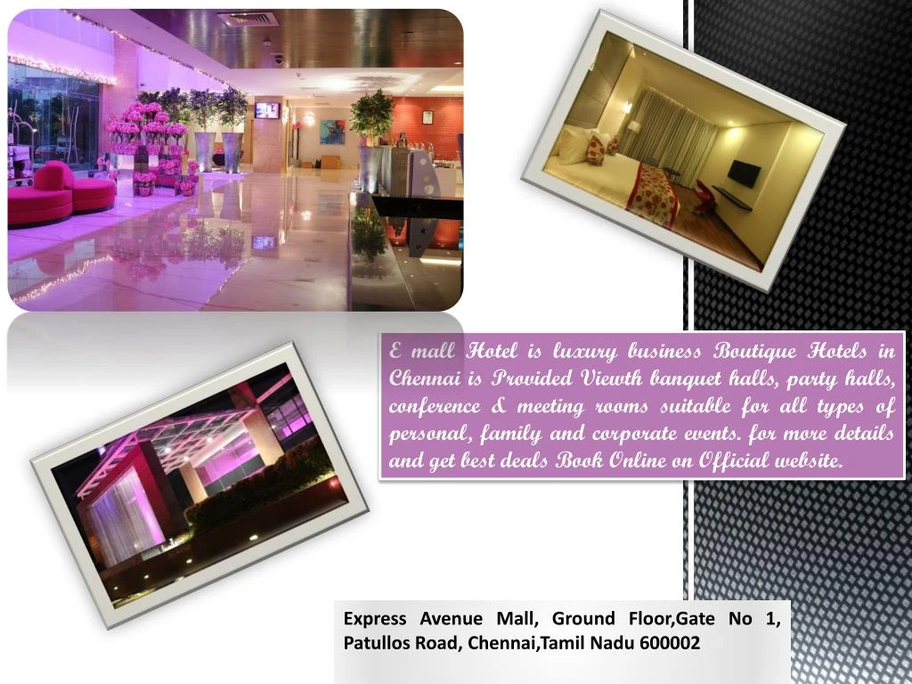 e mall hotel is luxury business boutique hotels