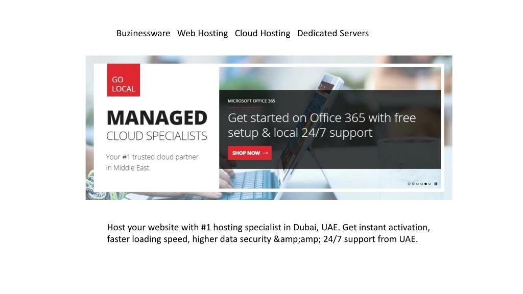 buzinessware web hosting cloud hosting dedicated