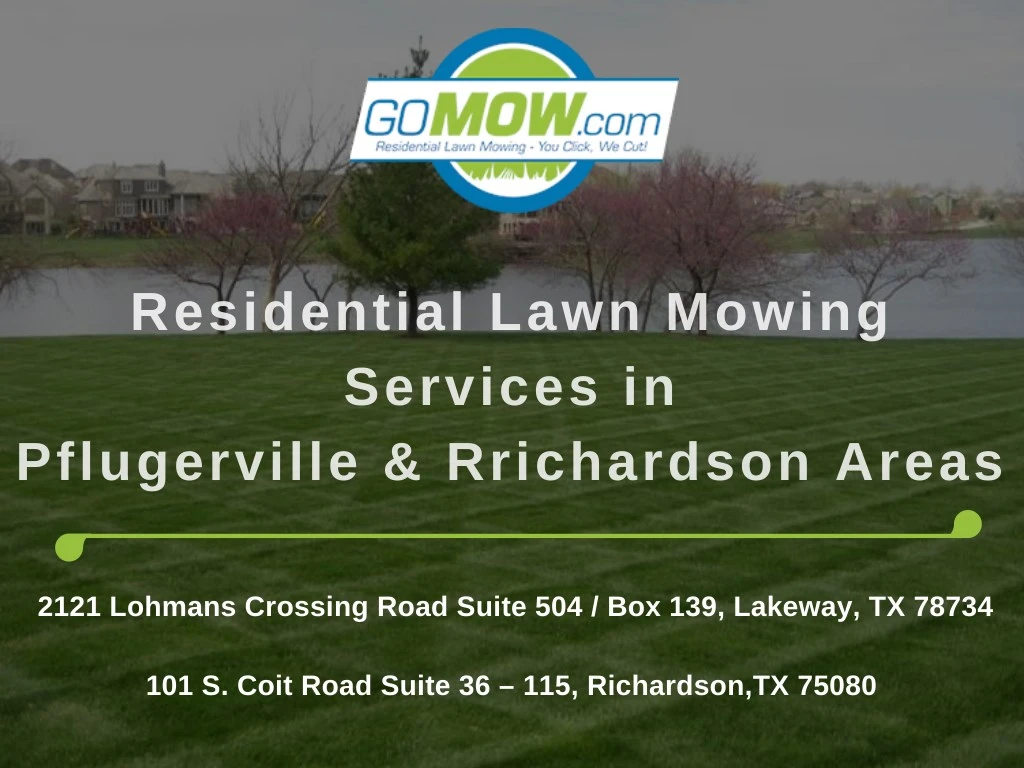 residential lawn mowing services in pflugerville