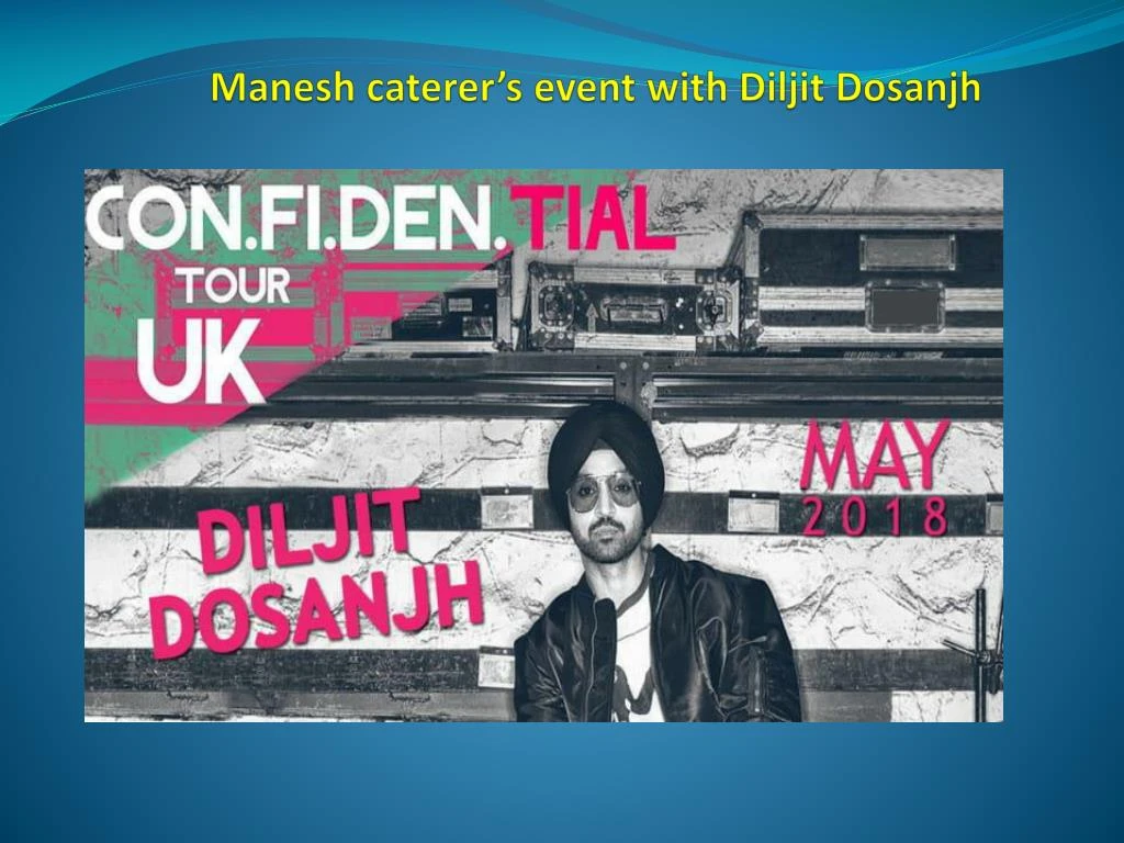 manesh caterer s event with diljit dosanjh