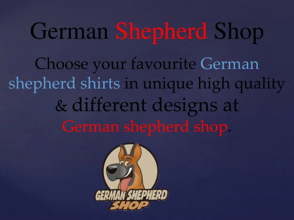 german shepherd shop